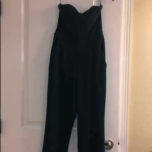 Hunter green jumpsuit